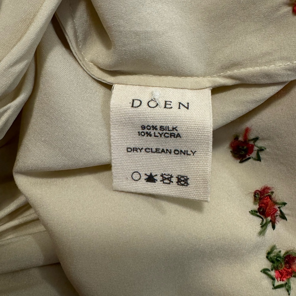 ❤️ DOEN HERITAGE 2T SUKI SILK EASTER PARTY DRESS VINTAGE INSPIRED EMBROIDERED - Picture 10 of 10